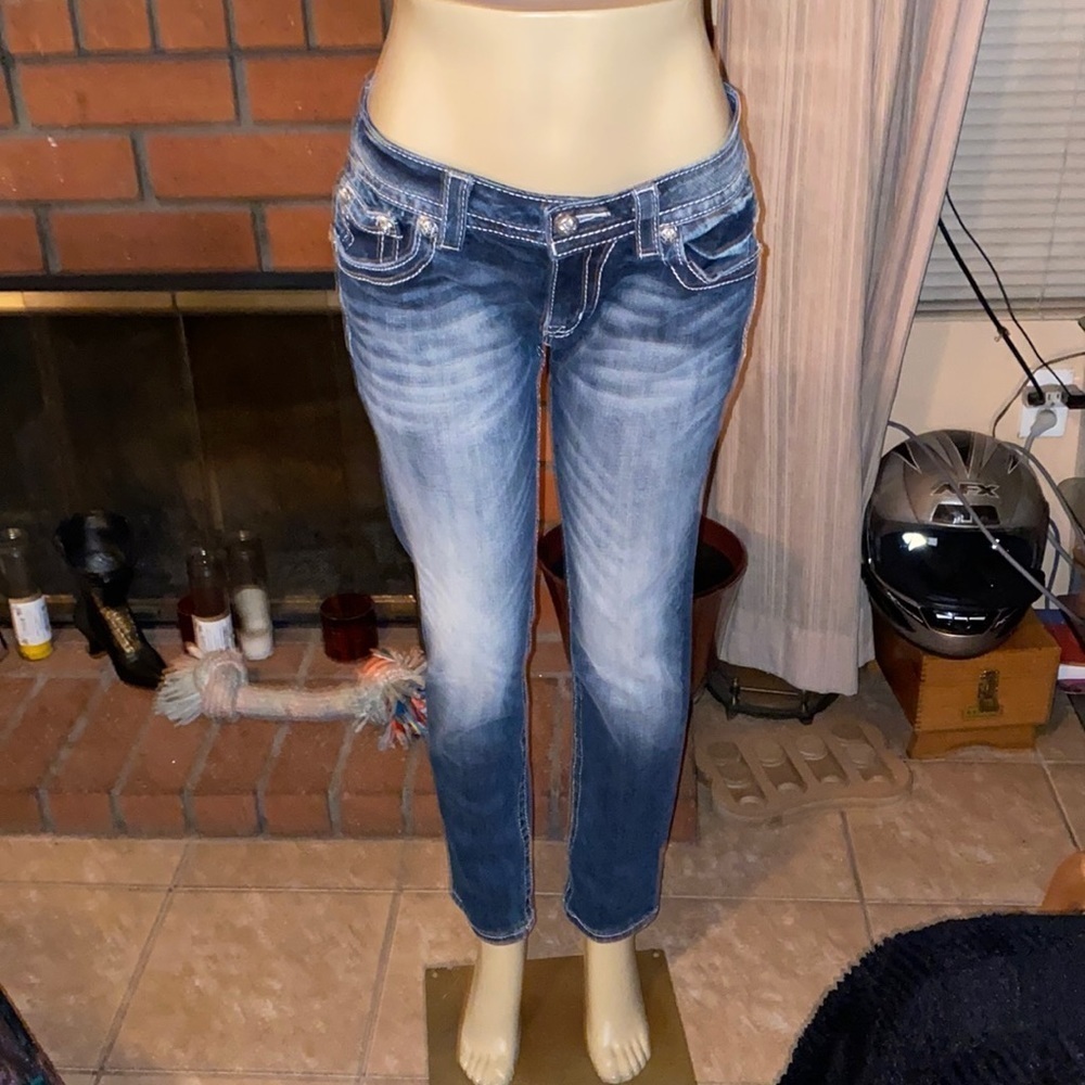 Miss me jeans size 29 stretchy material